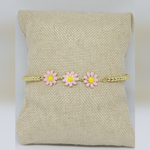 Pink Daisy Jewelry Set - Picture 2 of 5